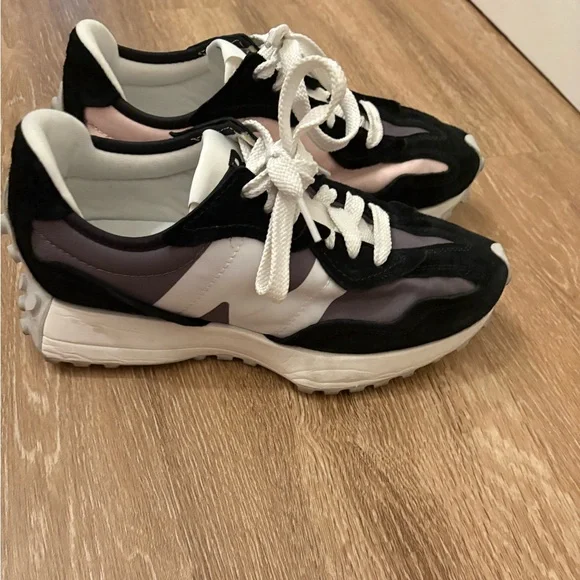 New balance 327 sneakers navy pink 8.5 - Picture 3 of 5